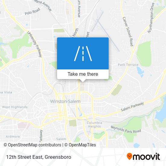 Mapa de 12th Street East