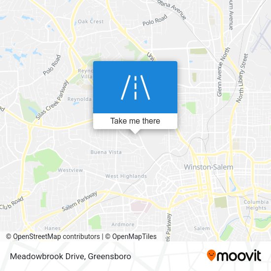 Mapa de Meadowbrook Drive
