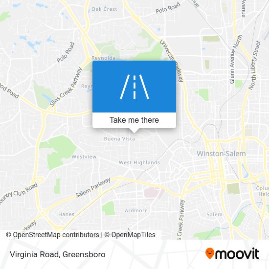 Mapa de Virginia Road