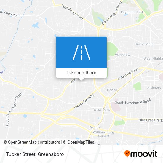 Mapa de Tucker Street