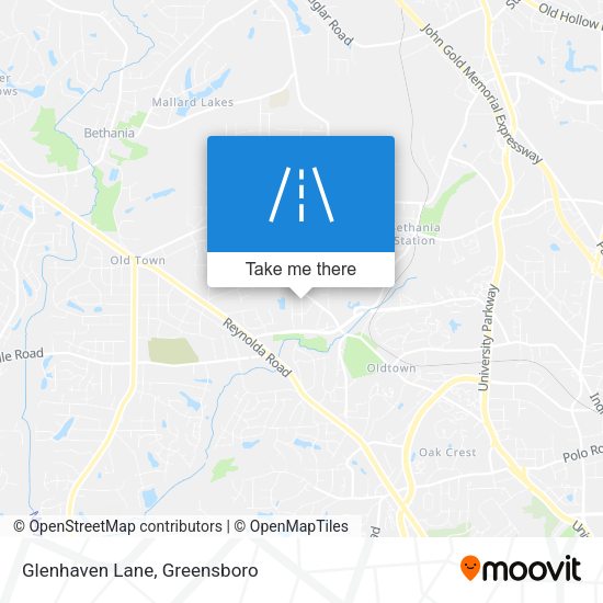 Mapa de Glenhaven Lane