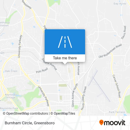 Burnham Circle map