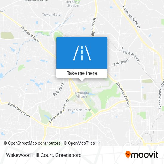 Wakewood Hill Court map