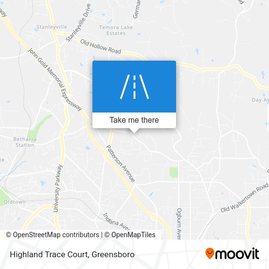 Highland Trace Court map