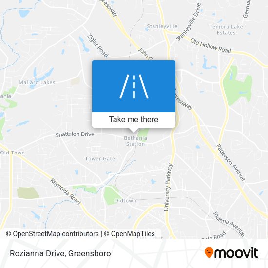 Mapa de Rozianna Drive