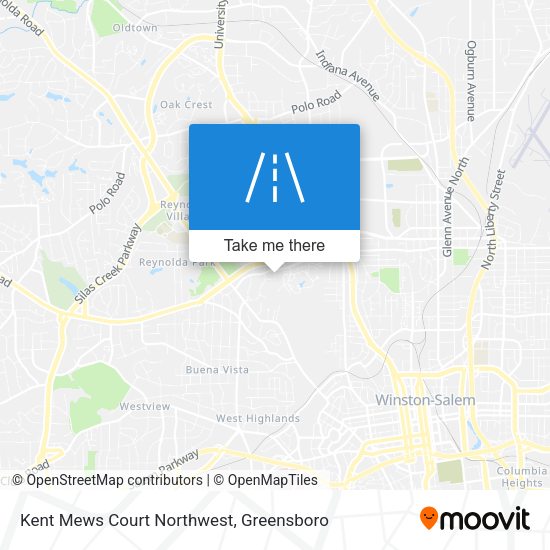 Kent Mews Court Northwest map