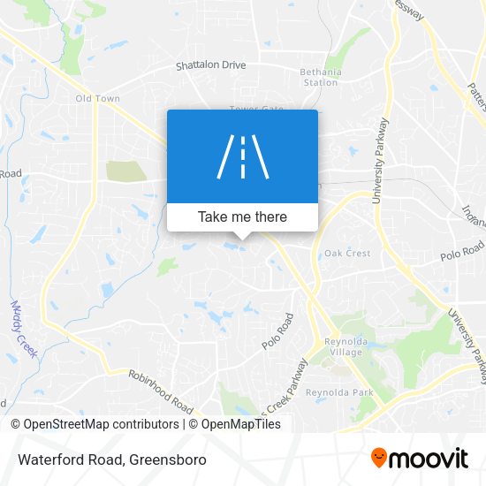 Mapa de Waterford Road