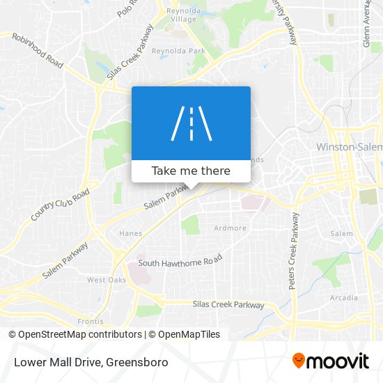 Lower Mall Drive map