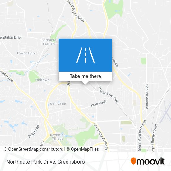 Mapa de Northgate Park Drive