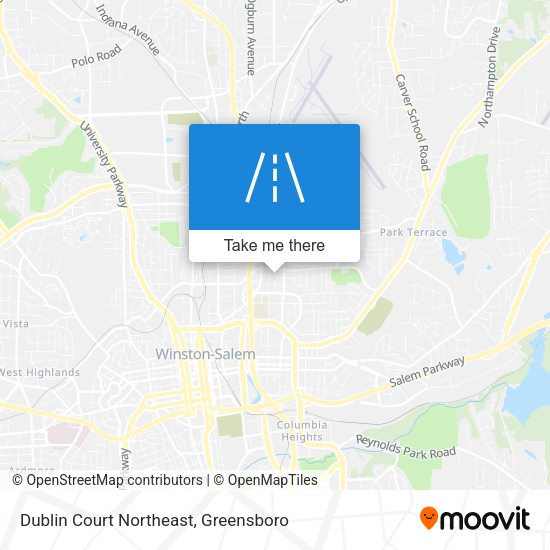 Dublin Court Northeast map