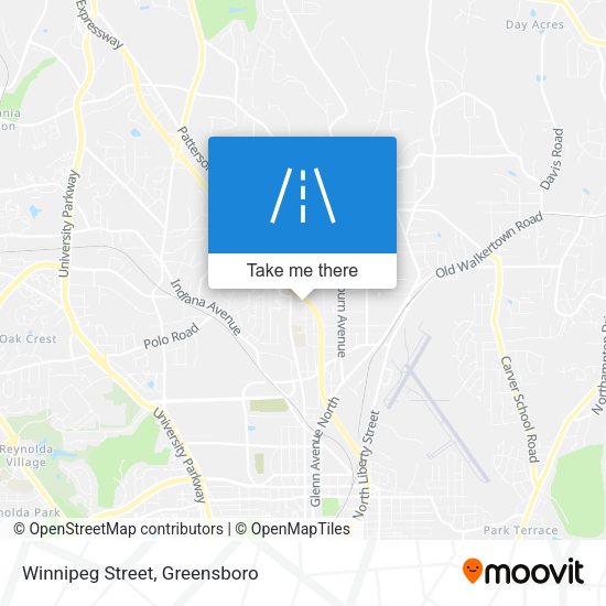 Winnipeg Street map