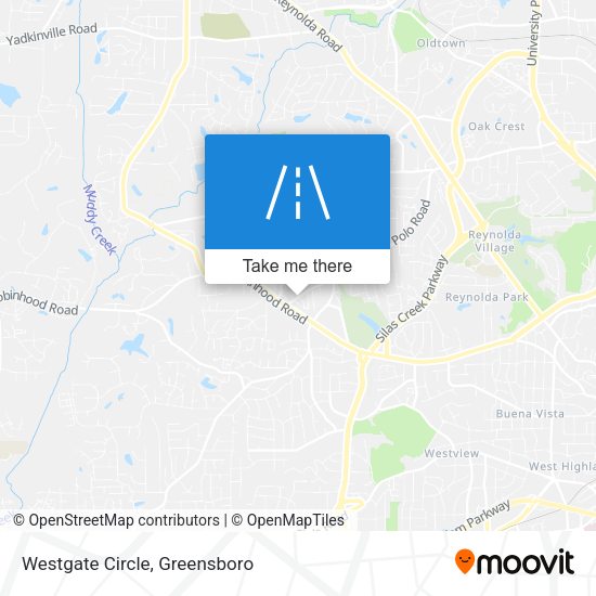 Mapa de Westgate Circle