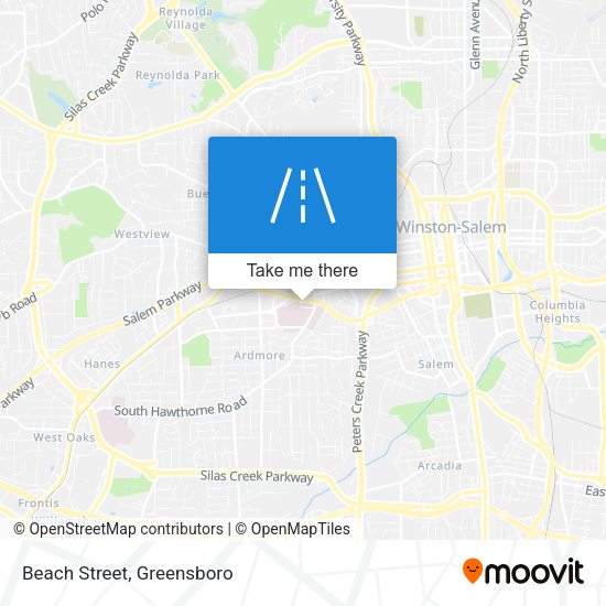 Mapa de Beach Street