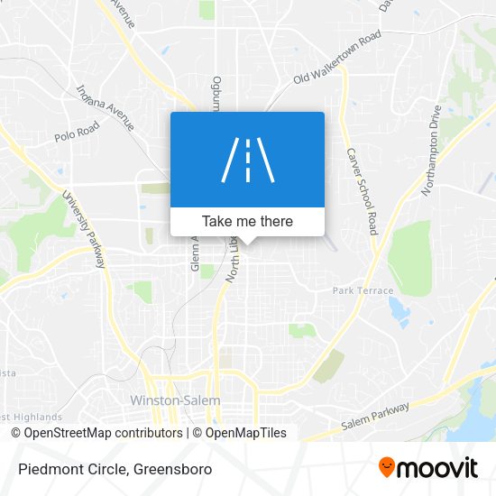 Mapa de Piedmont Circle