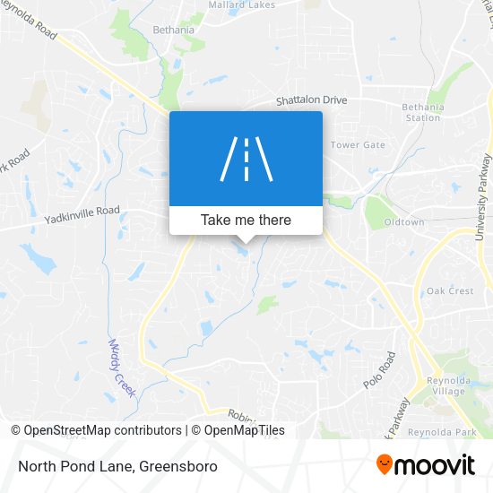 Mapa de North Pond Lane