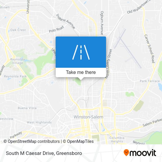 Mapa de South M Caesar Drive