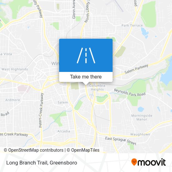 Long Branch Trail map