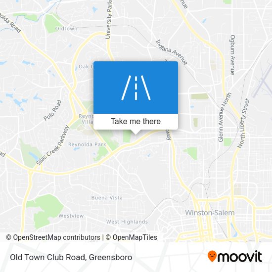 Mapa de Old Town Club Road