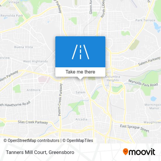 Tanners Mill Court map