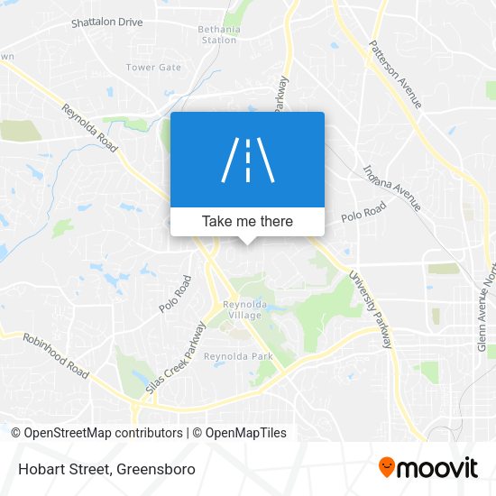 Mapa de Hobart Street