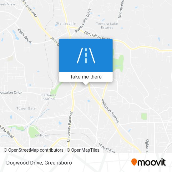 Mapa de Dogwood Drive