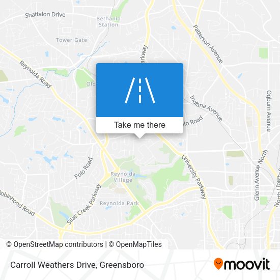 Carroll Weathers Drive map