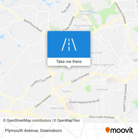 Plymouth Avenue map