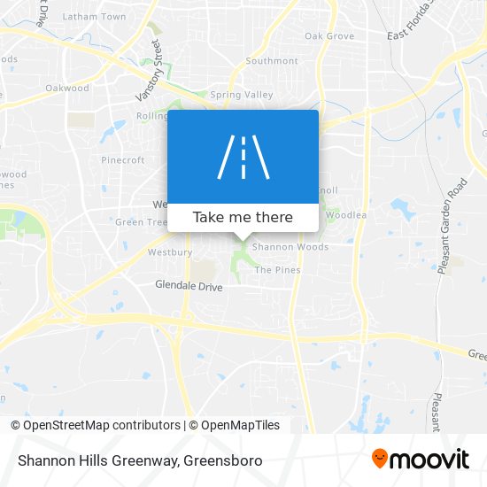 Shannon Hills Greenway map