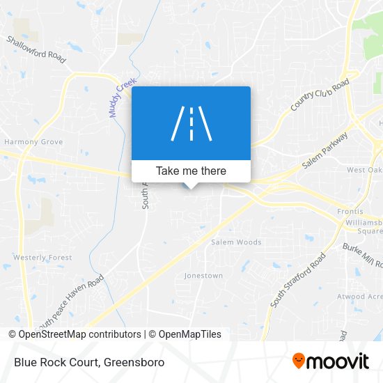 Blue Rock Court map