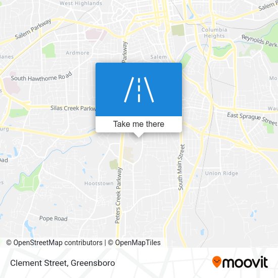 Mapa de Clement Street