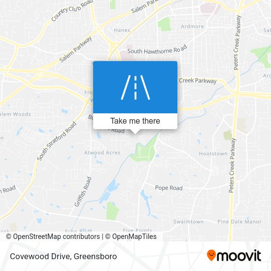 Mapa de Covewood Drive
