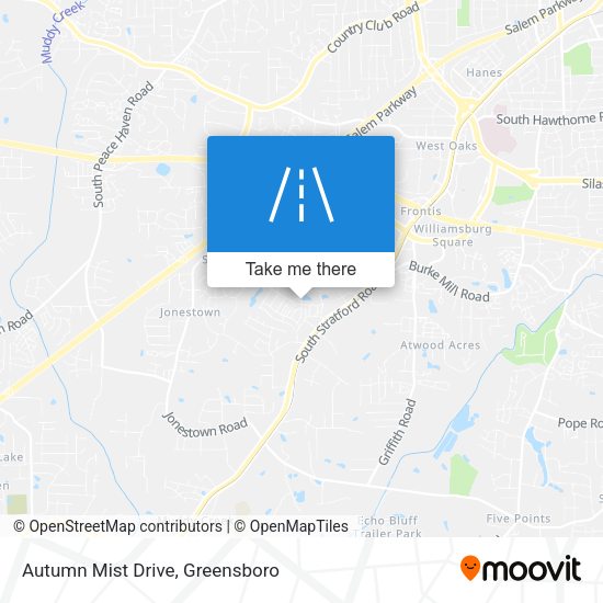 Mapa de Autumn Mist Drive