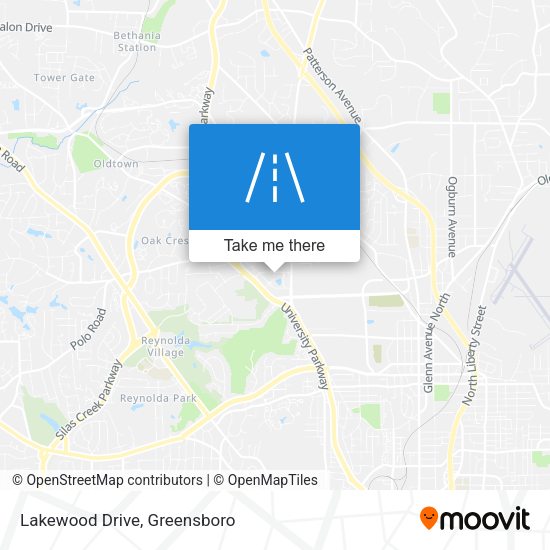 Mapa de Lakewood Drive