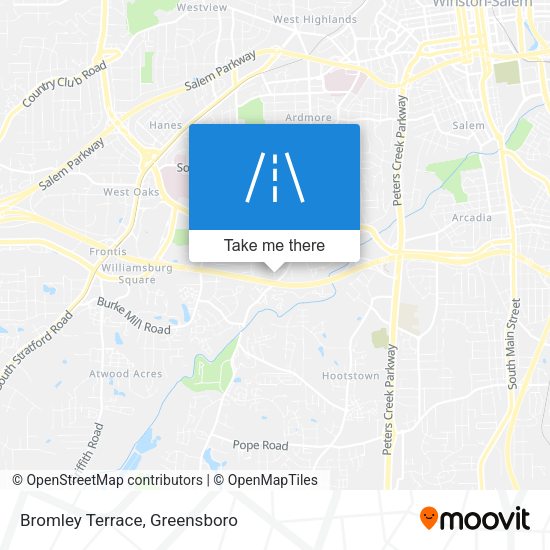 Bromley Terrace map