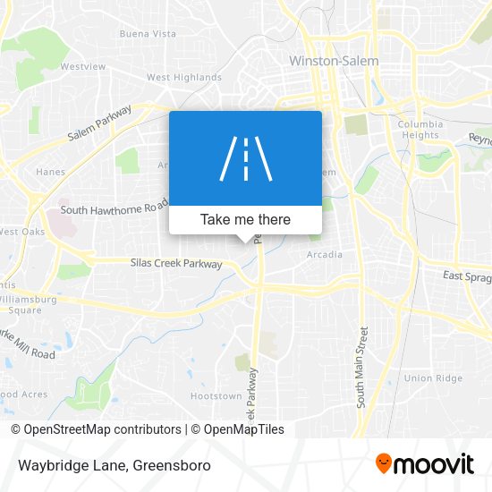Waybridge Lane map