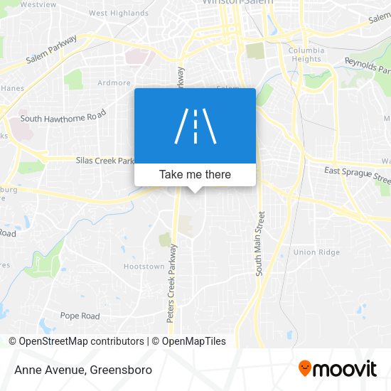 Mapa de Anne Avenue