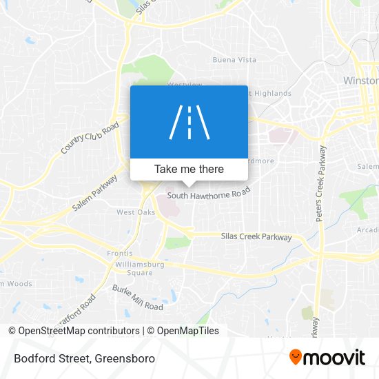 Mapa de Bodford Street