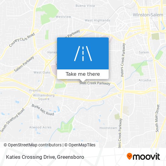 Katies Crossing Drive map