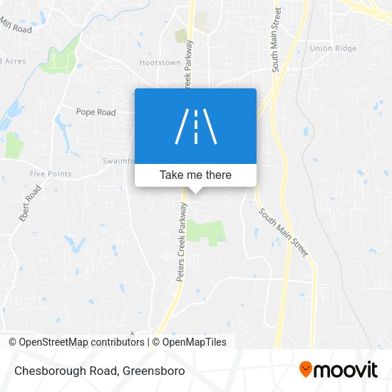 Mapa de Chesborough Road