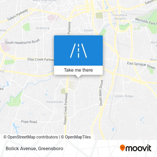 Mapa de Bolick Avenue