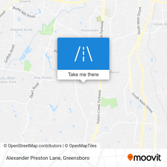 Alexander Preston Lane map
