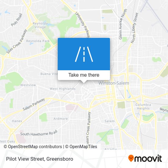 Mapa de Pilot View Street