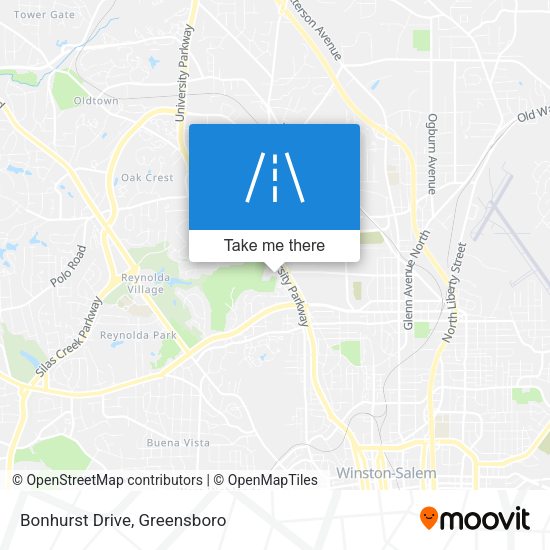 Mapa de Bonhurst Drive