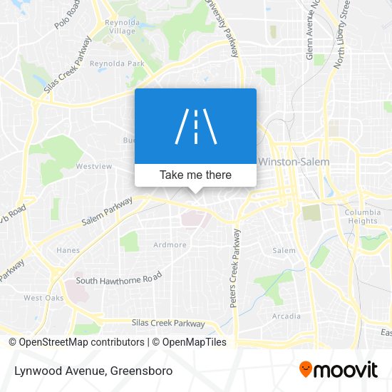 Mapa de Lynwood Avenue