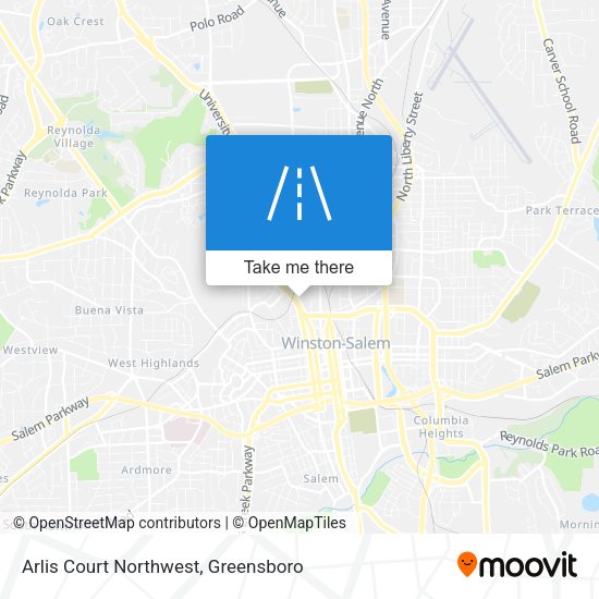 Arlis Court Northwest map