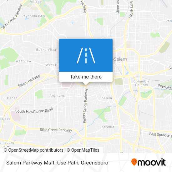 Salem Parkway Multi-Use Path map