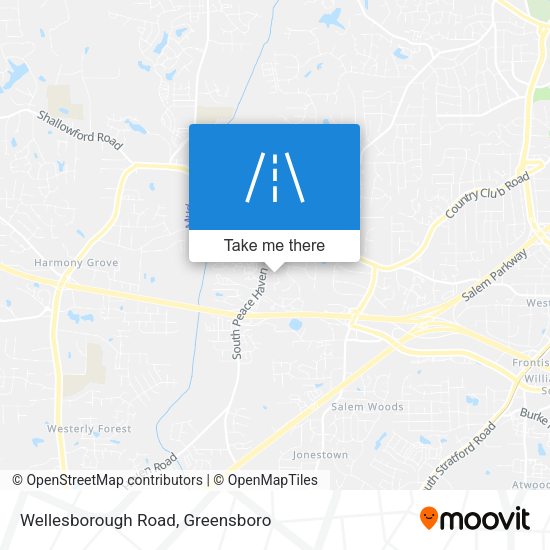 Mapa de Wellesborough Road