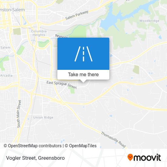 Mapa de Vogler Street