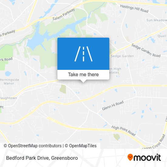 Mapa de Bedford Park Drive