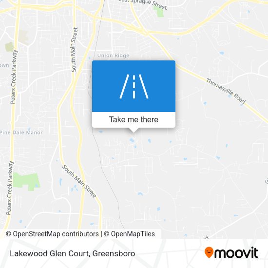Lakewood Glen Court map